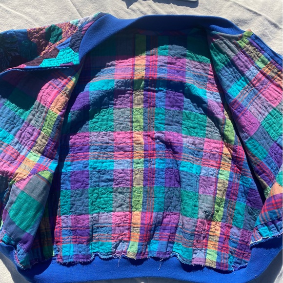Patchwork QUILT Handmade Jacket Vintage - Picture 13 of 16